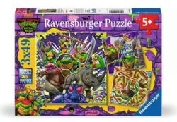 RAVENSBURGER CASSE-TÊTE 3 X 49 PIÈCES - TORTUES NINJA (TEENAGE MUTANT NINJA TURTLES) #12004012